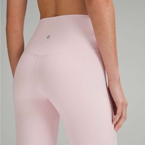 Flush pink “28 Lulu leggings! Gently used (size 6)!